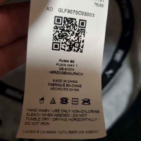 Puma Bucket Hat Y2K Unisex Black Grey Space Dye Nylon OS - Picture 7 of 9